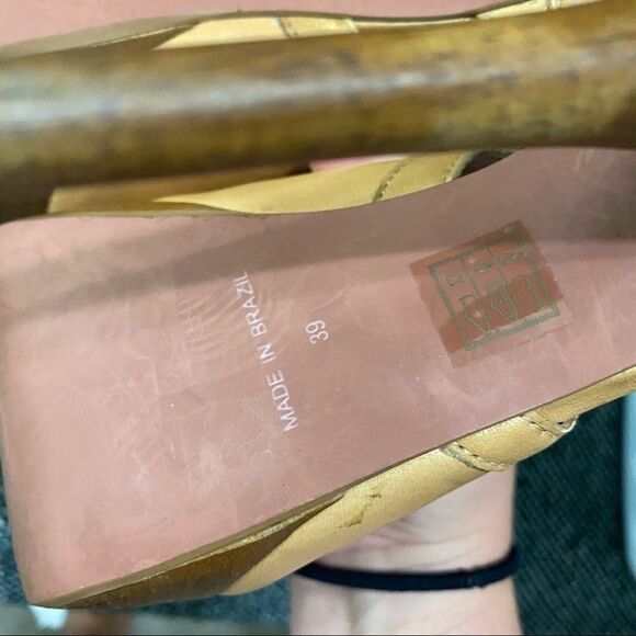 KG by Kurt Geiger Wood Round Toe Sling Back Stiletto Heels SIZE 8 - Picture 6 of 9